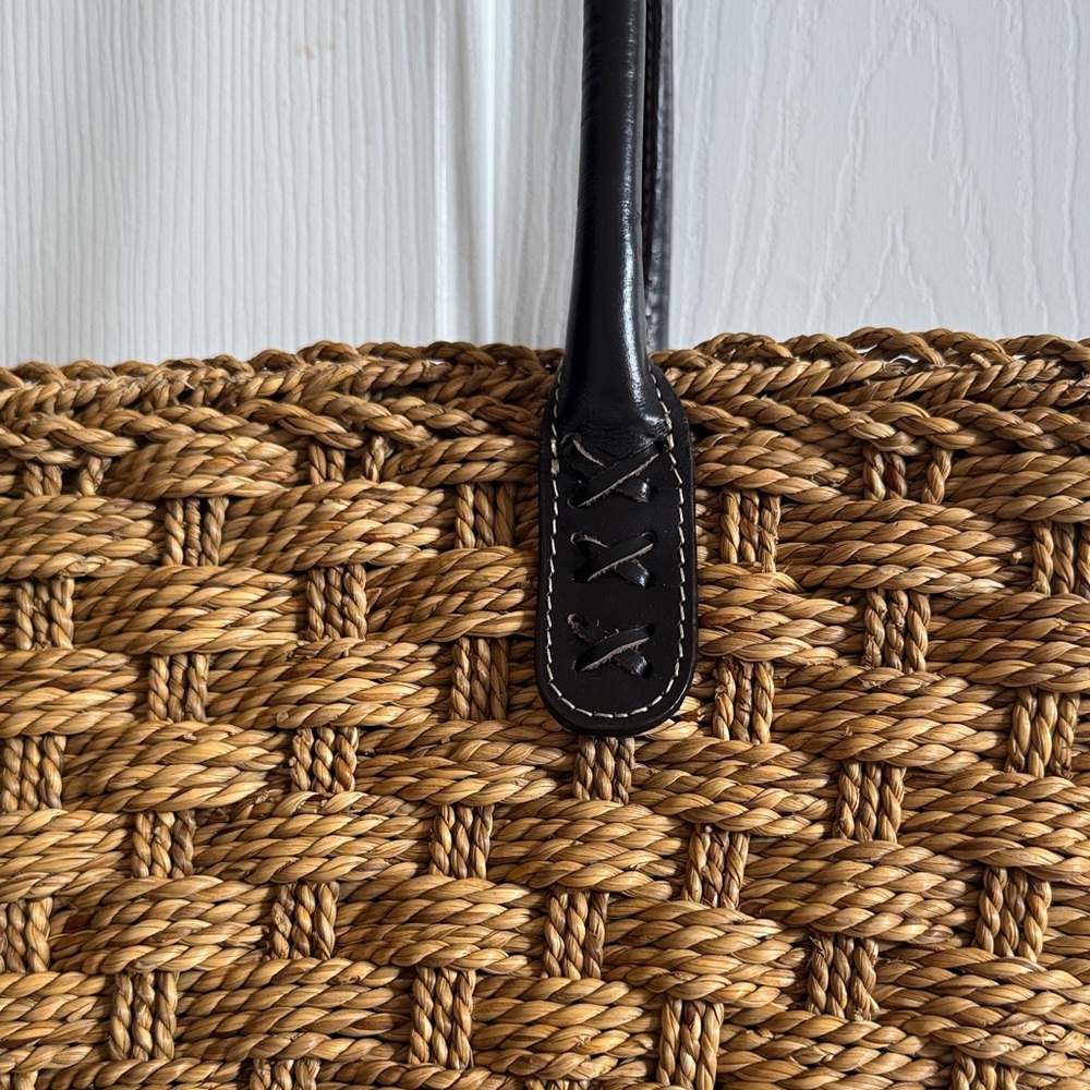 ๐ธ J. Crew: Woven Straw Tote - Picture 2 of 9